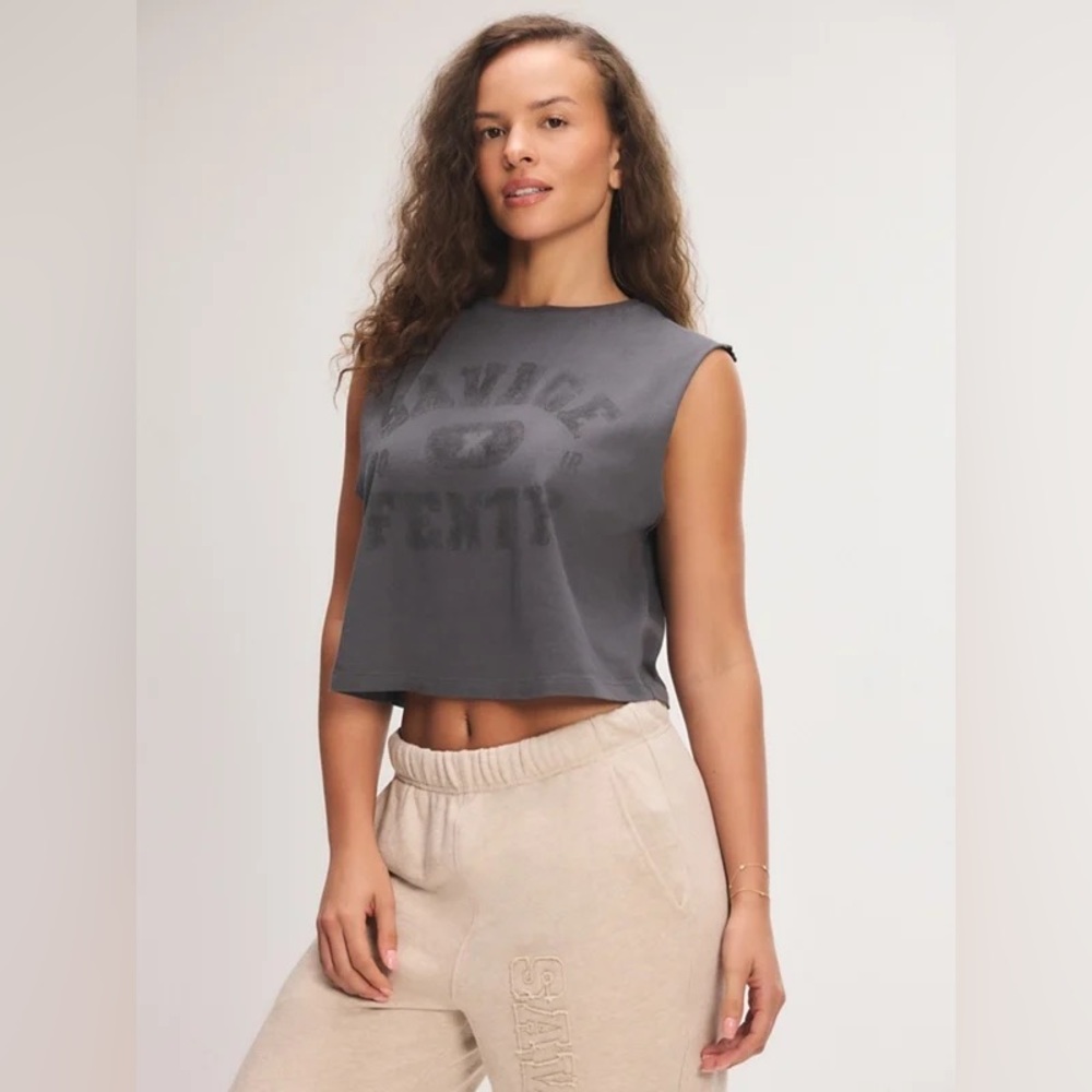 NWT Savage X Fenty Weekender Jersey Muscle Tee L N91